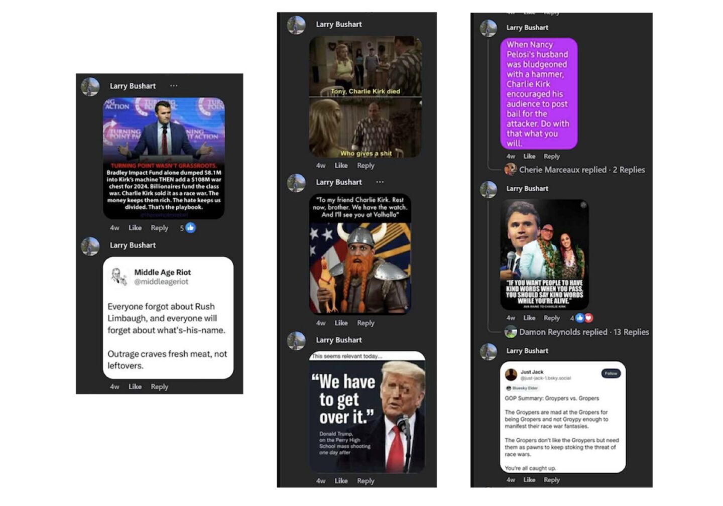 Arrestato per colpa di un meme su Charlie Kirk: