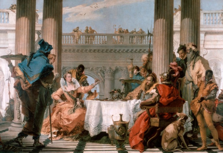 Giambattista Tiepolo, Banchetto di Antonio e Cleopatra, 1743