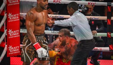 Joshua non perdona Jake Paul che finisce k.o. alla sesta ripresa