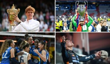 2025 in 10 scatti: Sinner, Psg, Chelsea, Italvolley protagonisti