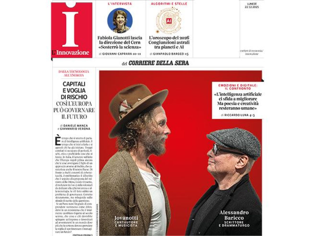 Jovanotti e Baricco raccontano l’AI: «Ecco perché non ucciderà la creatività»