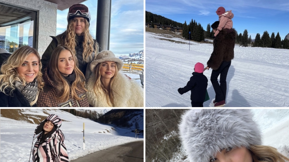 Sfilata di vip in Trentino-Alto Adige: le vacanze in famiglia delle sorelle Ferragni e di Valentino Rossi tra neve e gite