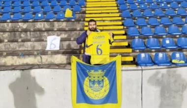 Francisco, unico tifoso in curva ospiti per Santa Clara-Arouca