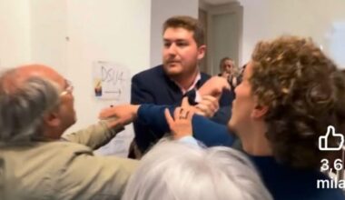 Post dell'Ambasciata russa sulla protesta al convegno presso la Federico II di Napoli: «Caso inquietante di vessazioni». Gli attivisti pro Ucraina: intervenga il governo