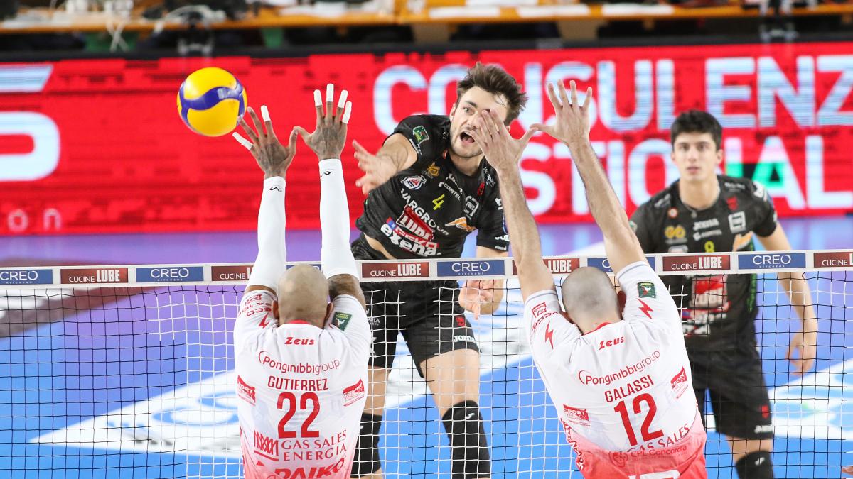 Volley superlega, i risultati: Civitanova supera Piacenza, Verona ok contro Grottazzolina