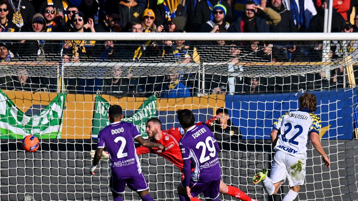 Parma-Fiorentina 1-0: gol di Sorensen
