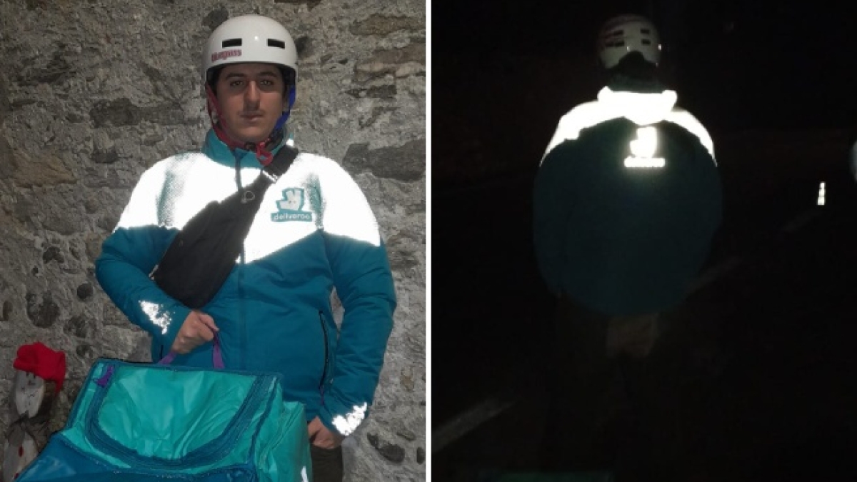 Filippo Testi, rider in rivolta: «Venti chilometri al buio su strade ghiacciate per 7 euro in ostaggio dell'app. È ora di reagire»