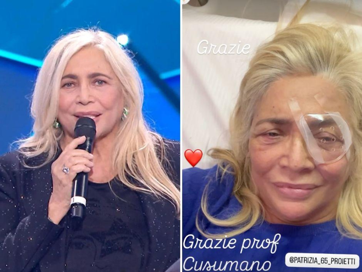 Mara Venier, nuovo intervento all'occhio: «Finiamo l'anno così»