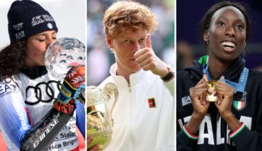 Il 2025 da sogno dello sport italiano: Sinner re a Wimbledon, Brignone gioia e lacrime, i trionfi del volley e la stella Furlani