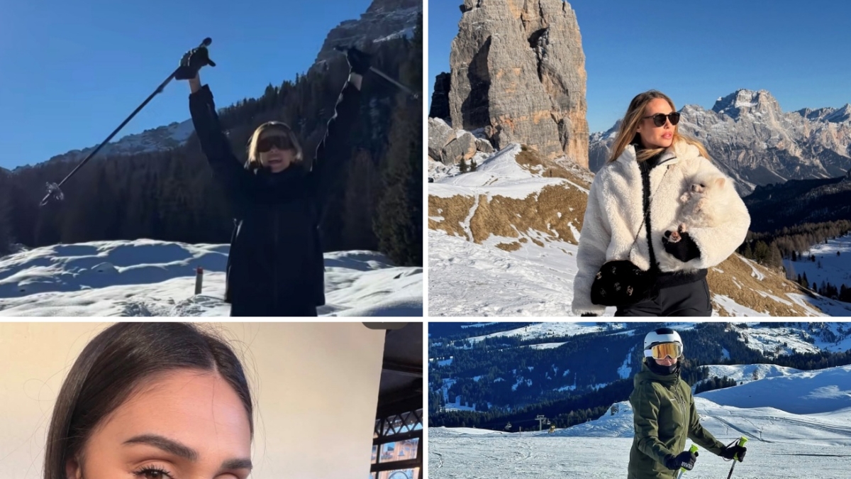 Dolomiti paradiso dei vip: da Cortina a Madonna di Campiglio, le vacanze da sogno delle showgirl italiane