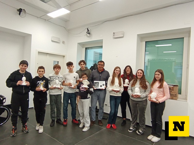 arte al tatto politecnico lecco laboratorio ai stampante 3D Collegio Volta