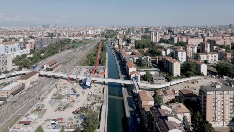 AOUMM, Ponte ciclopedonale San Cristoforo. Photo ©Fabio Petronilli