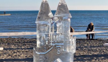 Quei racconti creati modellando il ghiaccio, così Francesca e Walter incantano Grado • Il Goriziano