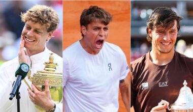 sei titoli in tre, il 2025 nel segno dei tennisti italiani. Il nuovo ranking