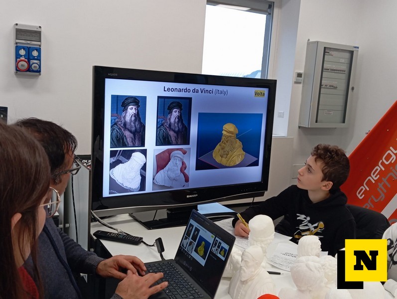 arte al tatto politecnico lecco laboratorio ai stampante 3D Collegio Volta