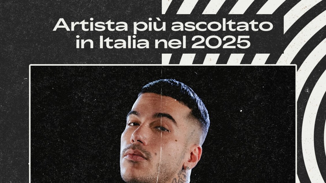 Spotify, Sfera Ebbasta l'artista più ascoltato in Italia - Ultima ora
