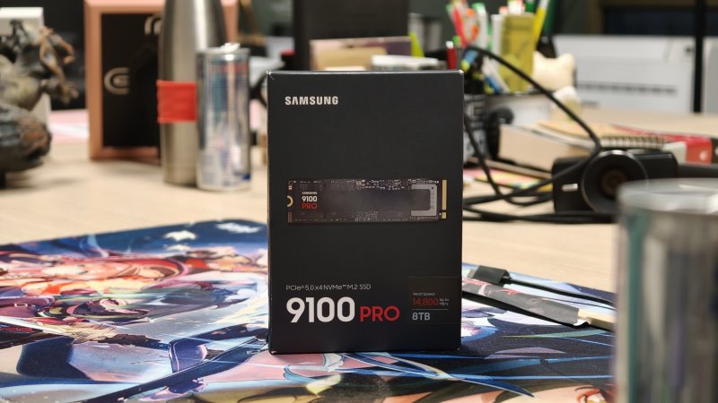 La confezione di vendita del Samsung 9100 PRO da 8 TB