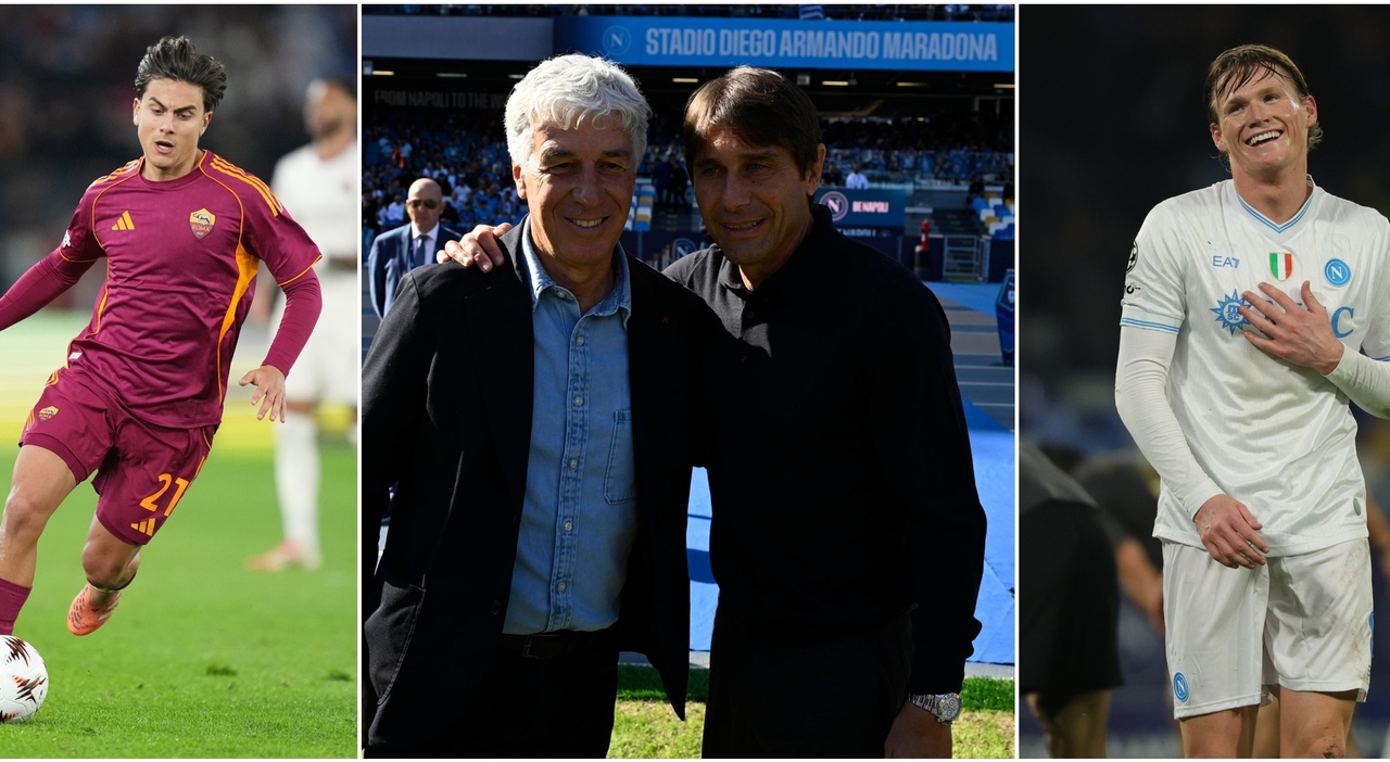 Roma-Napoli, orario e dove vederla (in tv e streaming): le formazioni ufficiali. Per Gasp c'è Dybala, Conte con la difesa a tre - Il Messaggero