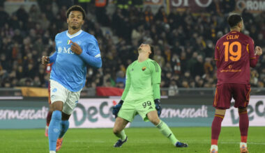 Neres (7,5) momento d'oro, Pellegrini (6) ci prova, Milinkovic-Savic (6,5) decisivo su Baldanzi, Ferguson (4,5)