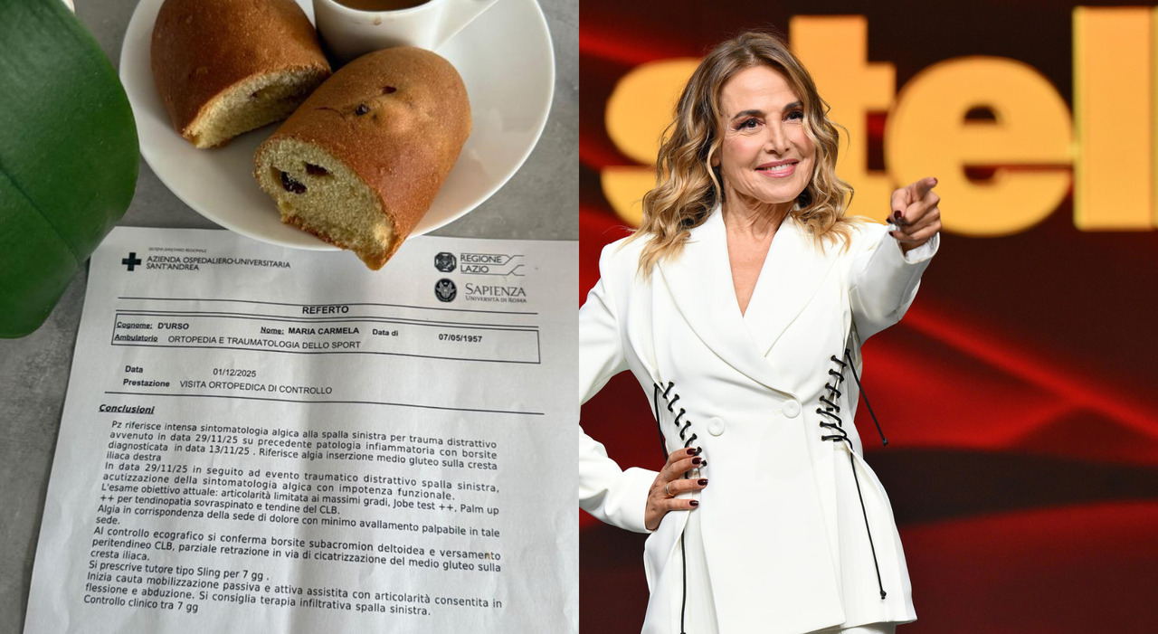 Barbara D'urso lascia Ballando? Il referto del medico dopo l'infortunio alla spalla: «Tutore, terapia infiltrativa e mobilizzazione cauta» - Il Messaggero