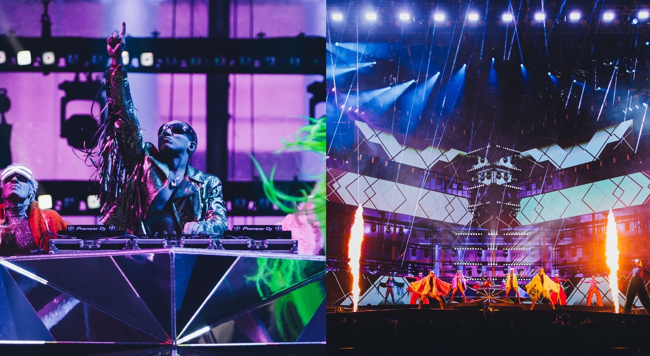 opening elettronico, Achille Lauro si scusa con PierC. Laura Pausini? Tutta grinta