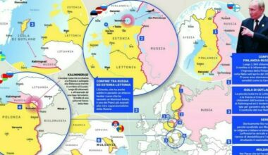 Russia, quali Paesi a rischio in caso di attacco alla Nato? Dai Baltici alla Finlandia fino alla Polonia, le prime linee del fronte
