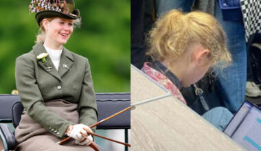 Lady Louise Windsor, la nipote di re Carlo seduta a terra su un treno per Bristol: la foto &egrave; virale