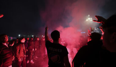 gli azzurri atterrano a Capodichino dopo la Supercoppa