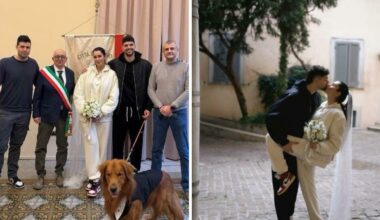 i due cestisti si sposano a Pesaro. Rito civile in tuta e scarpe da ginnastica