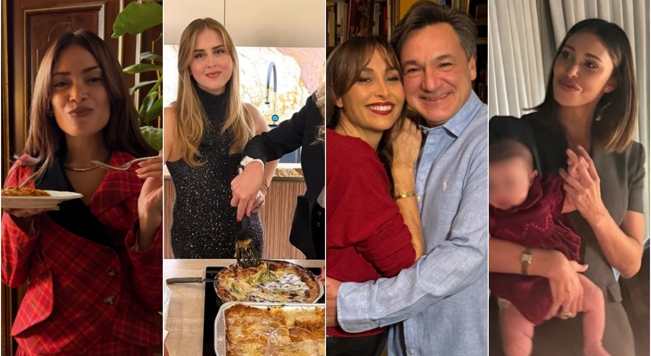 le lasagne delle sorelle Ferragni e Barbara D'Urso, il foie gras di Elodie