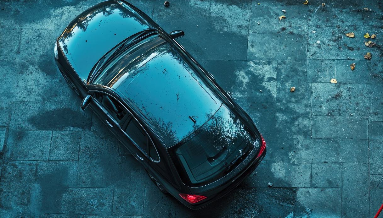 Sbaglia manovra e precipita in piscina con l'auto: tragedia sfiorata