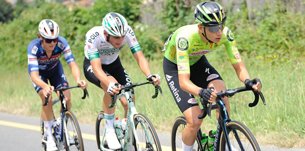Matteo Cettolin è passato dalla General Store alla Trevigiani. E' seguito in allenamento da Modolo (foto photors.it)