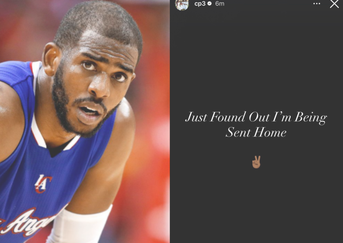 Chris Paul-Los Angeles Clippers, è finita. “Mi rimandano a casa”