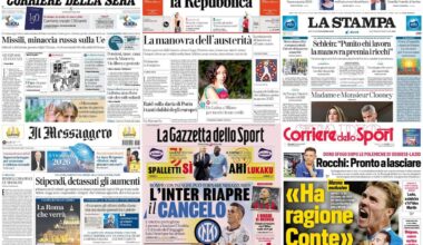 Le prime pagine dei quotidiani di oggi 31 dicembre: la rassegna stampa