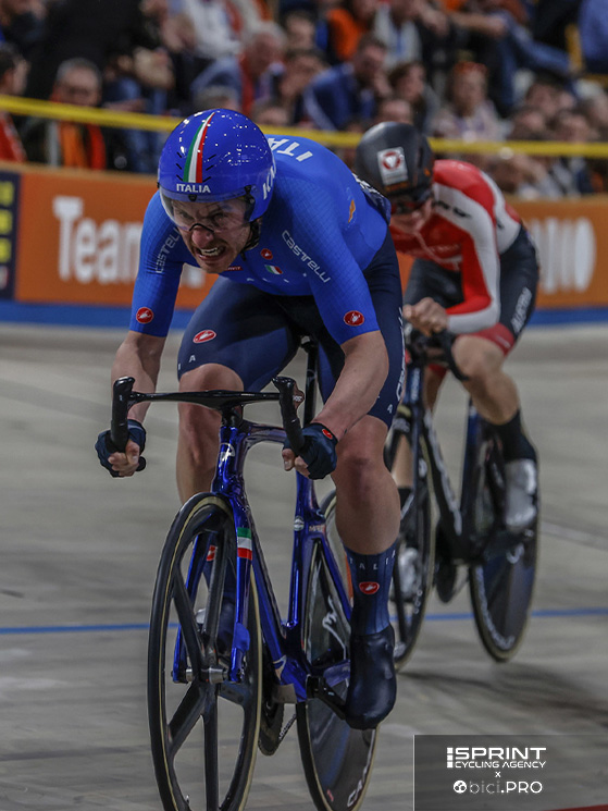 Nell'omnium Consonni ha vinto un argento e bronzo mondiali e due argenti europei