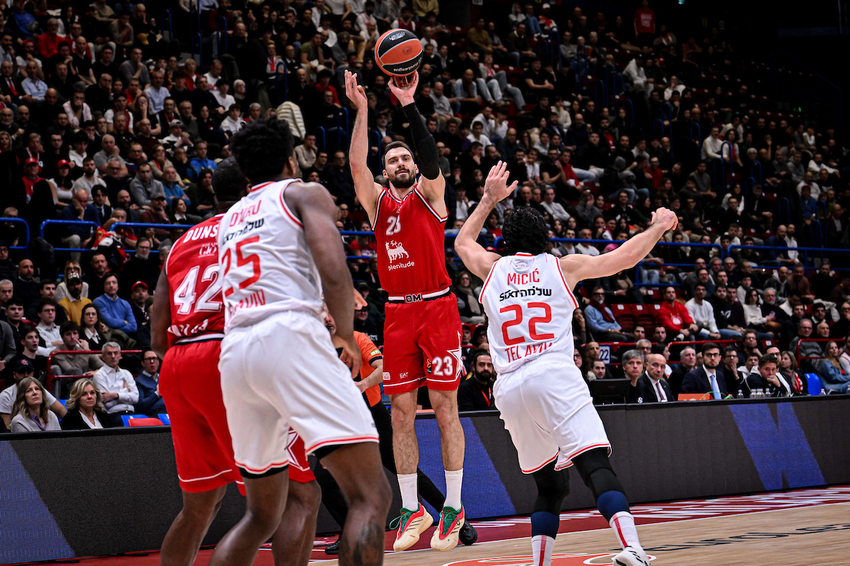 Olimpia Milano, emergenza in regia ma rientra Marko Guduric