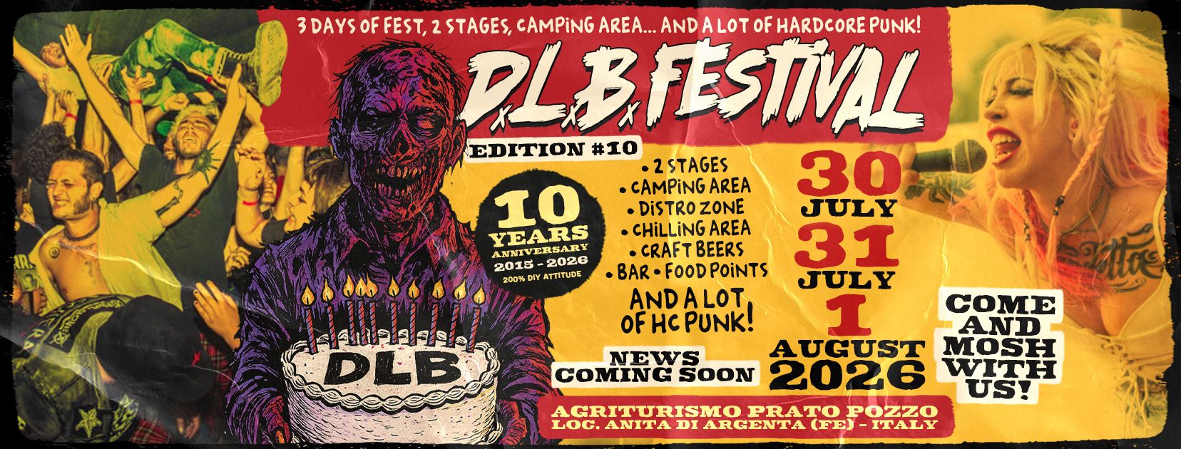 confermati THE TOY DOLLS, THE CASUALTIES, TOTAL CHAOS e altri