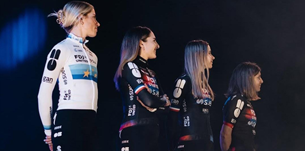 Vollering, Labous, Muzic e Chabbey sono le leader di una squadra che conta anche su tante altre atlete forti (foto FDJ United-Suez)