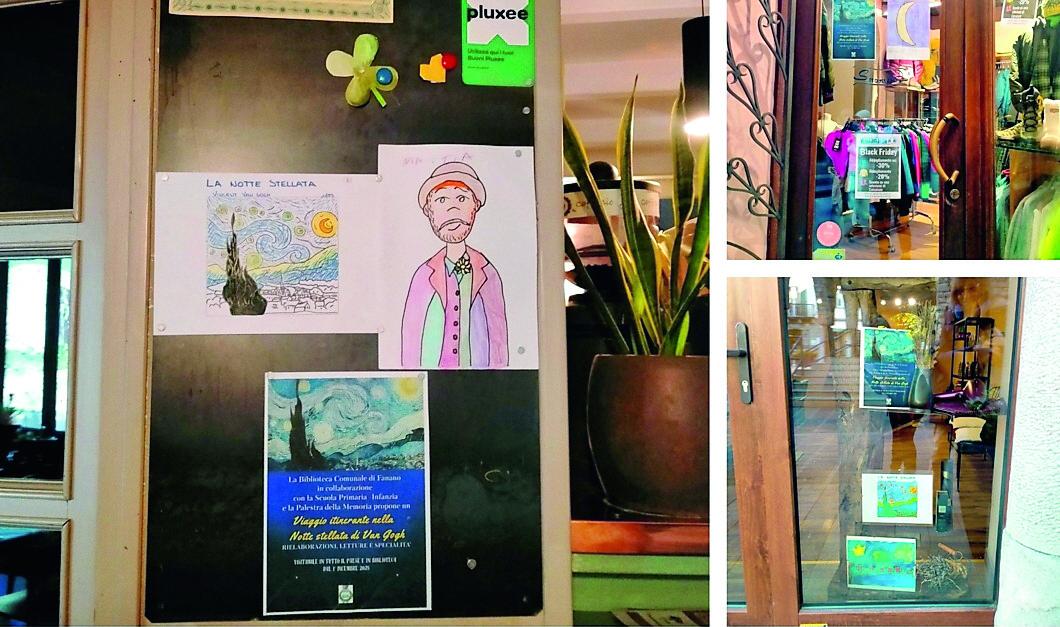 Fanano diventa una mostra di Van Gogh a cielo aperto: tra le vie i quadri dei bambini