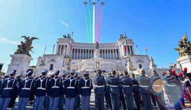 Domani 5 dicembre il volo delle Frecce Tricolore a Roma, dove vederle
