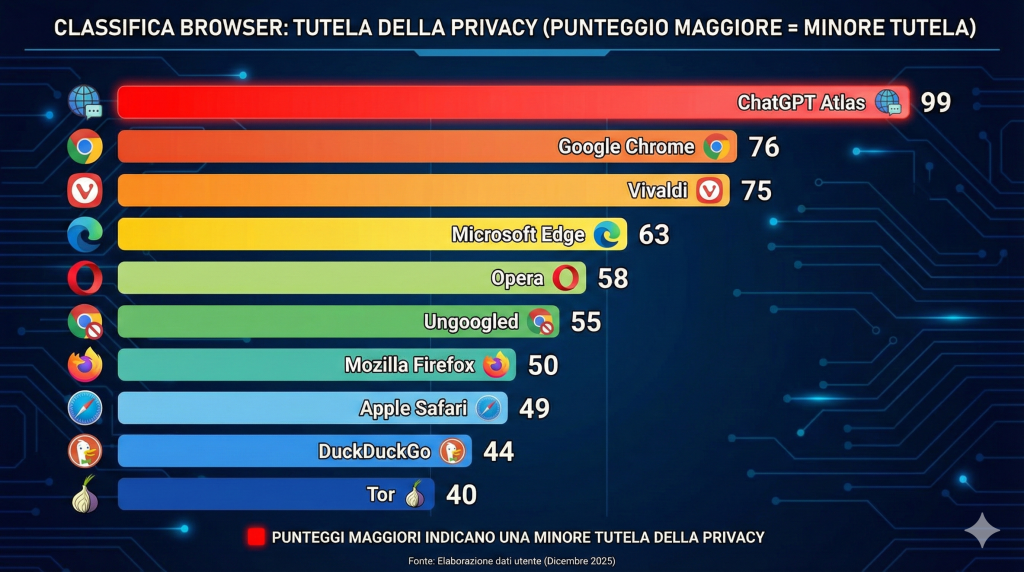 Chrome è tra i peggiori browser per la privacy, ecco chi lo batte