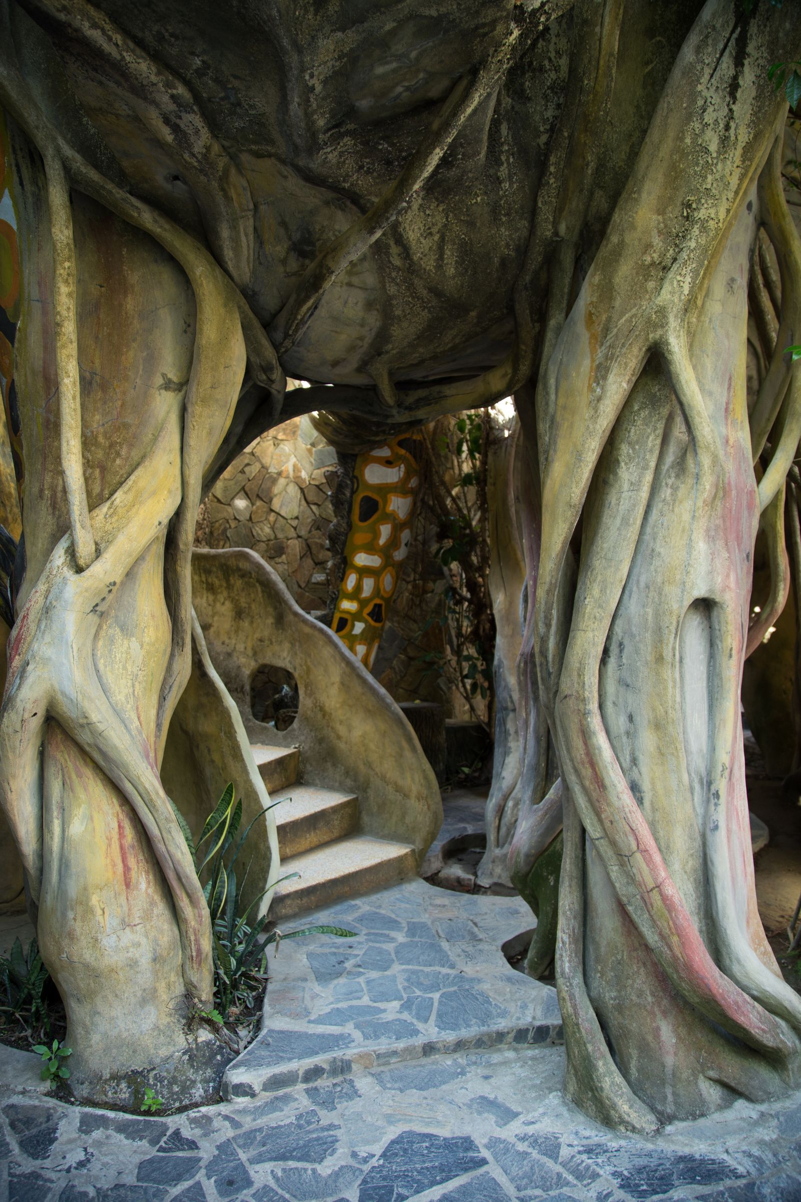 Crazy House in Vietnam scale