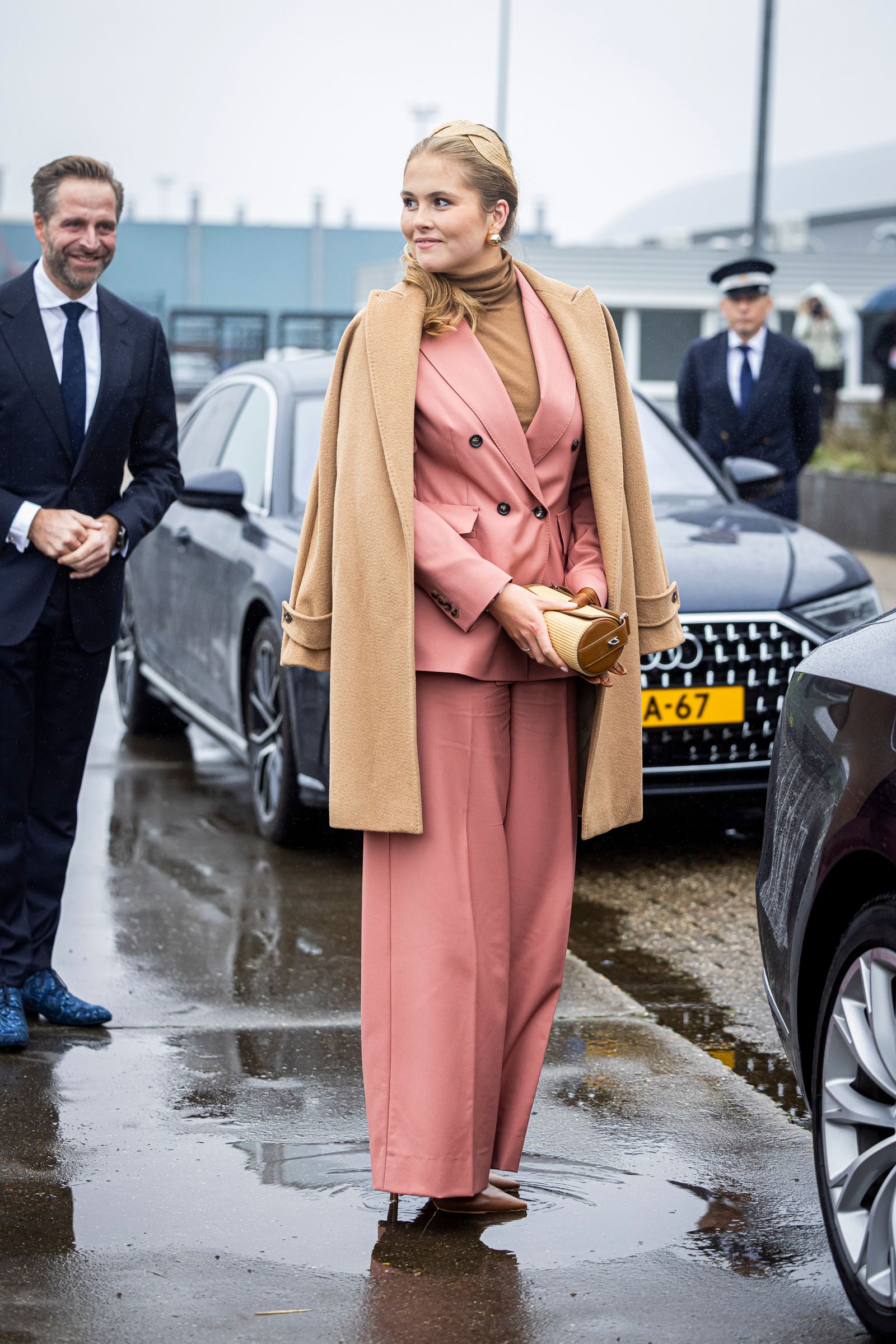Amalia d'Olanda al varo di una nave a Vlissingen.