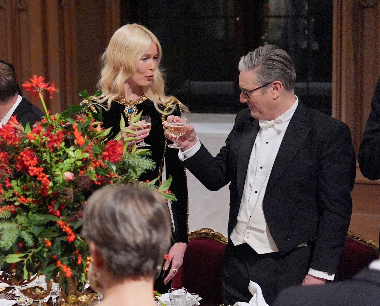 Il brindisi con il primo ministro Starmer