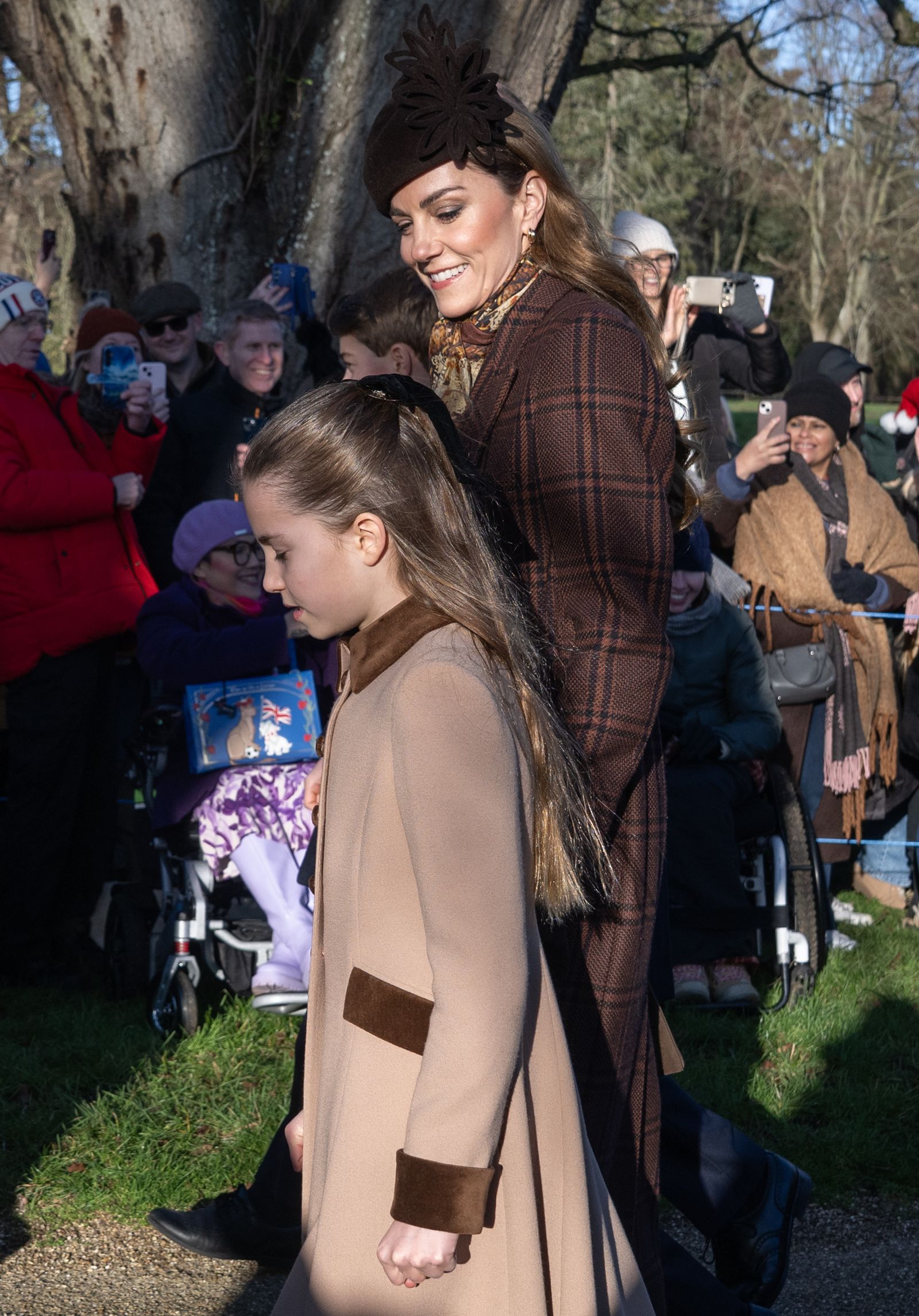 La principessa Catherine con la figlia Charlotte