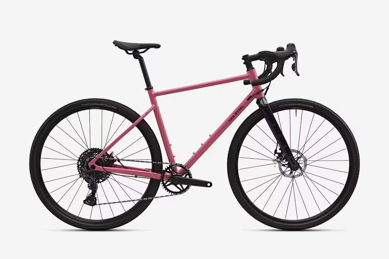 Gravel Microshift Sword 1x10v rosa Van Rysel GRVL AF