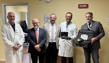 In dono all'ospedale San Gerardo di Monza il visore chirurgico per individuare al meglio i tumori
