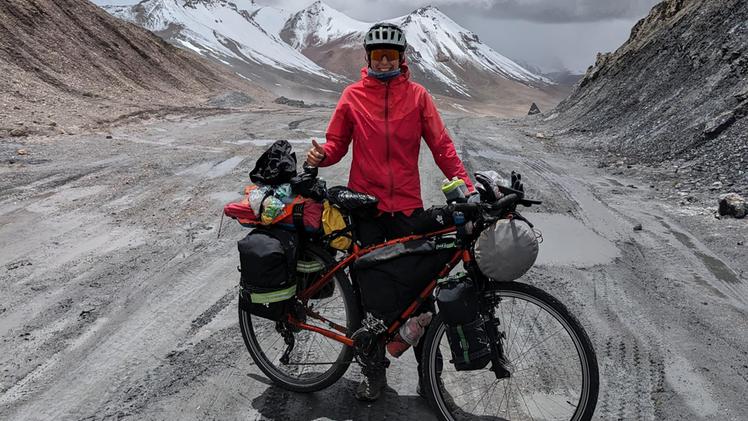 In bici in Tagikistan