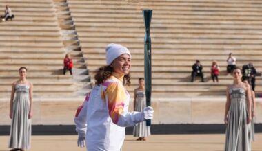 Jasmine Paolini fiaccola olimpica Milano Cortina 2026