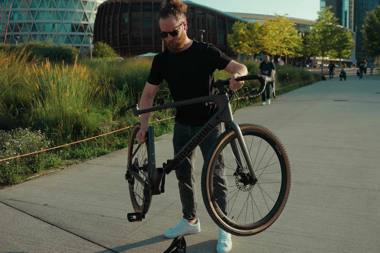 Landerghini Bikes bici pieghevole brevettata